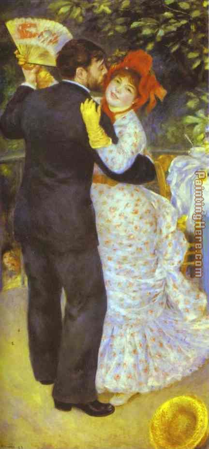 Country Dance (Aline Charigot and Paul Lhote) painting - Pierre Auguste Renoir Country Dance (Aline Charigot and Paul Lhote) art painting